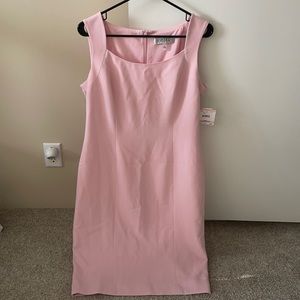 Kasper sleeveless dress in tutu pink size 10 NEW WITH TAG